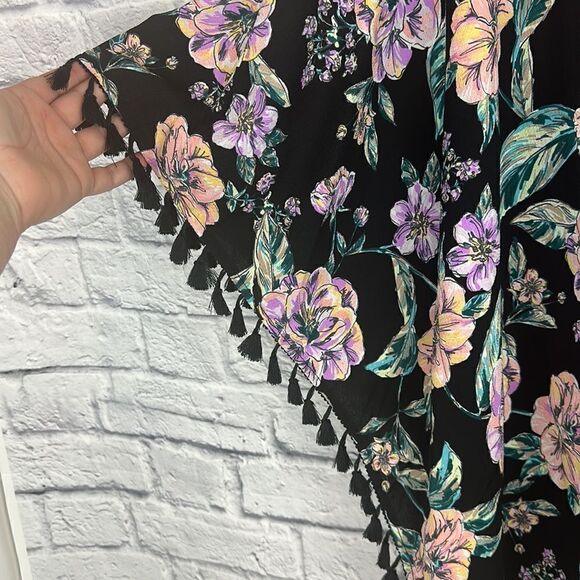 Freshwater Swim Coverup Kimono with Tassels NWT Size 1X - Picture 3 of 6